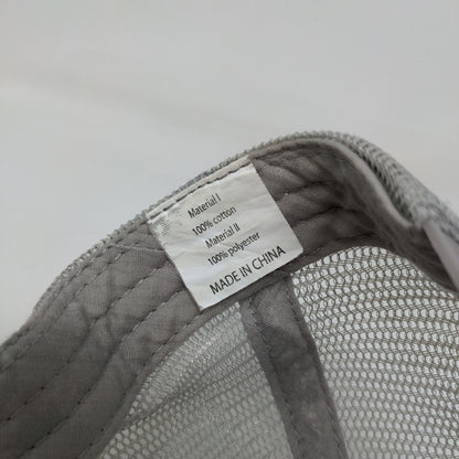 Lowe's 4Pros Snapback Mesh Back Trucker Hat Gray One Size Embroidered