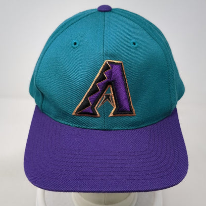 Arizona Diamondbacks MLB OC Snapback Hat Green Purple OSFM Gray Underbrim Logo