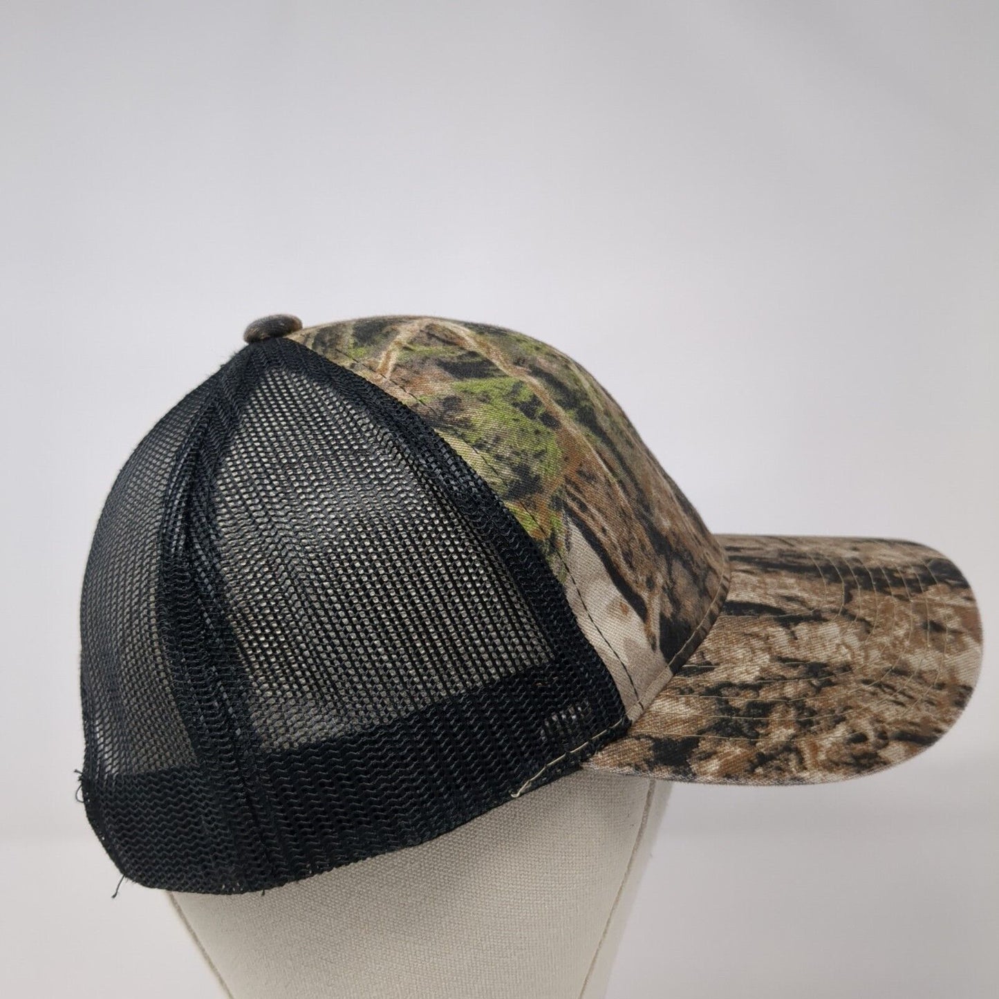 Cabela's Snapback Trucker Hat Camouflage One Size Adjustable Mesh Back 6 Panel