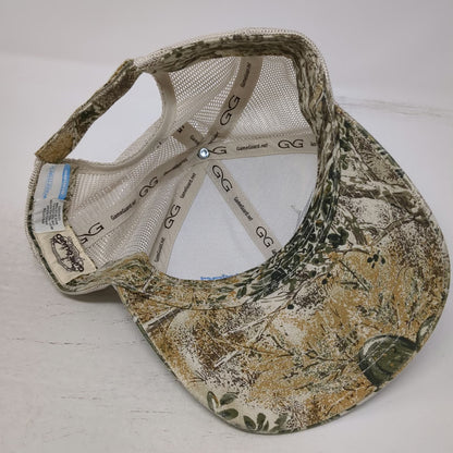 Game Guard Beige One Size Baseball Cap Camo Mesh Strapback Böhler Welding Hat
