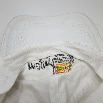 Mount Cinnamon Grenada West Indies Slideback Hat WHite OSFA Alternative Cotton