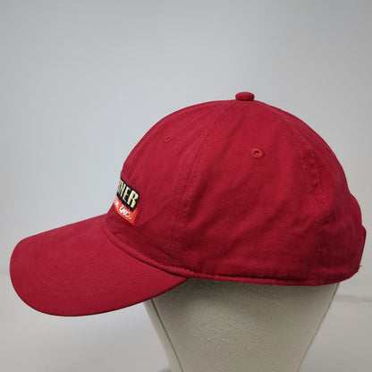 Port & Company Baseball Cap Red OSFM Warner Construction Hat Excavator Graphic