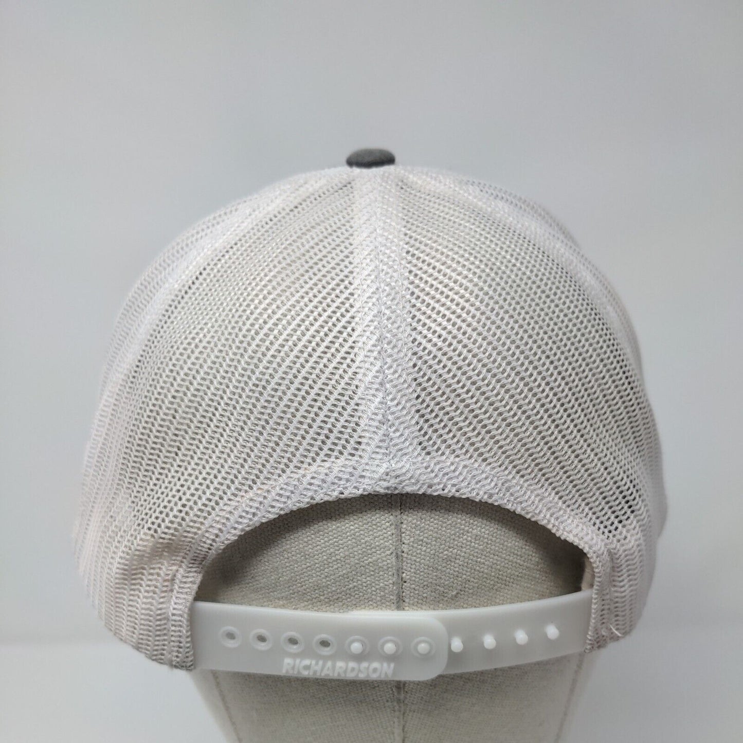 Golf Snapback Trucker Hat Gray One Size Adjustable Mesh Back Richardson