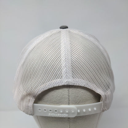 Golf Snapback Trucker Hat Gray One Size Adjustable Mesh Back Richardson