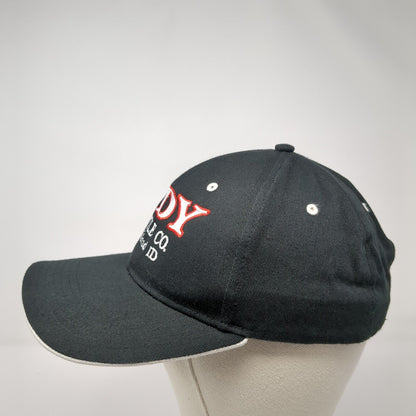 UDY Cattle Co. Rockland ID Strapback Hat Black One Size Richardson
