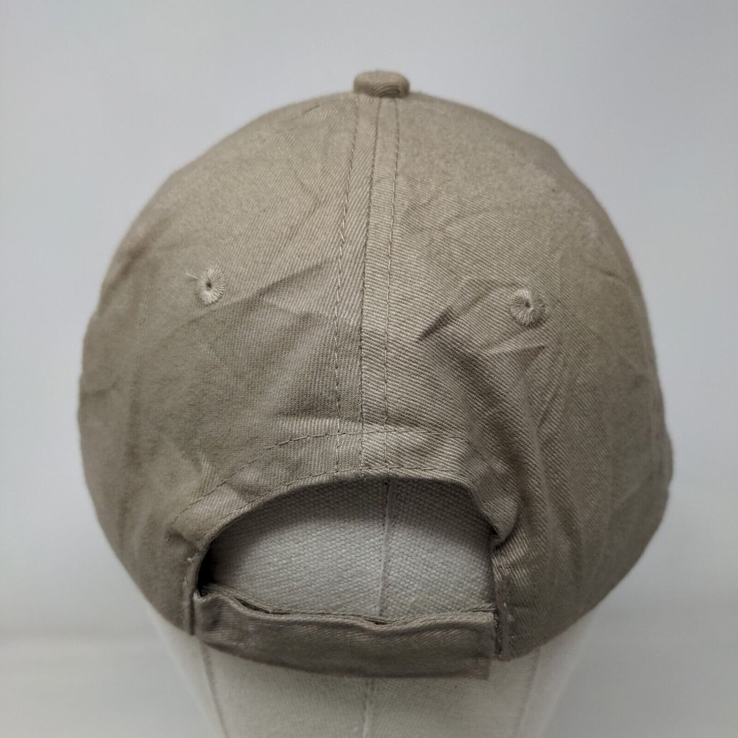 Molten Metal Equipment Innovations Strapback Hat Tan OSFA Embroidered