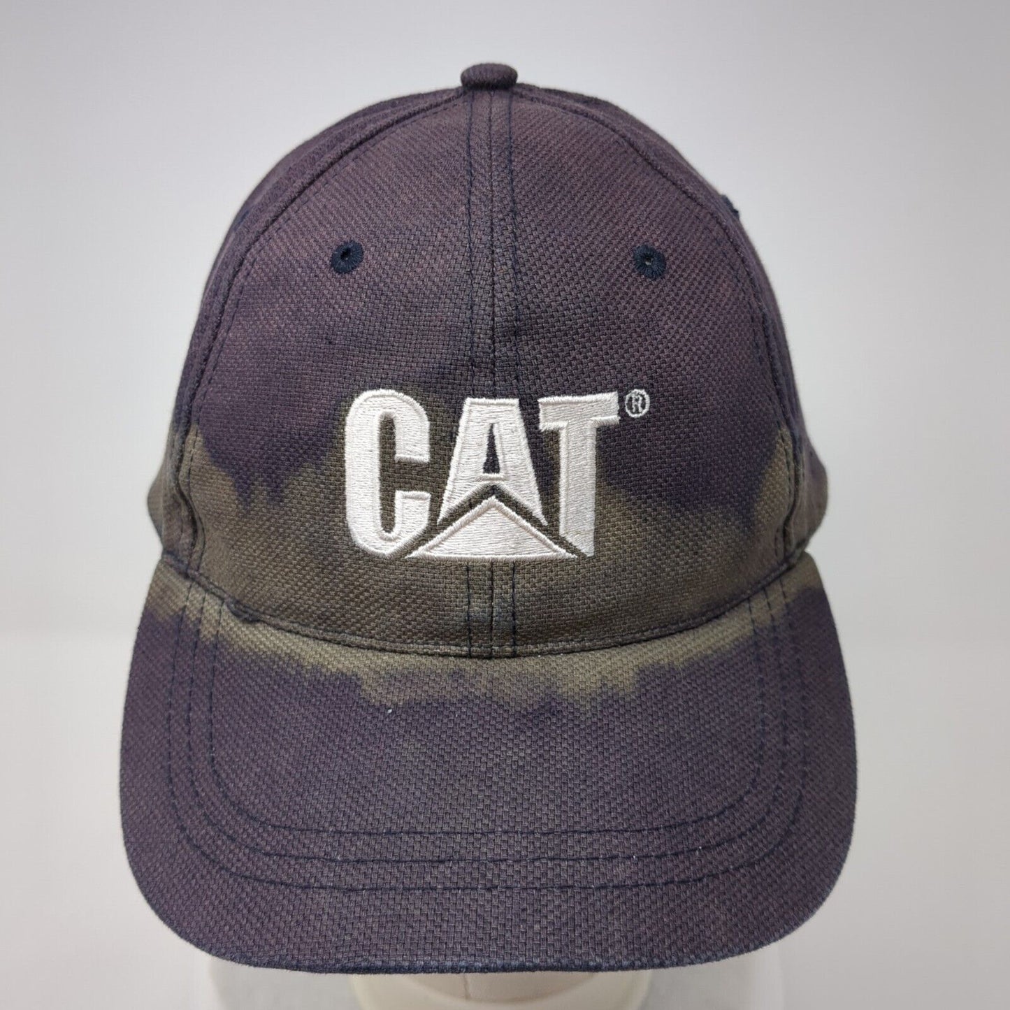 CAT Slideback Hat Blue One Size Adjustable Embroidered 6 Panel Outdoor