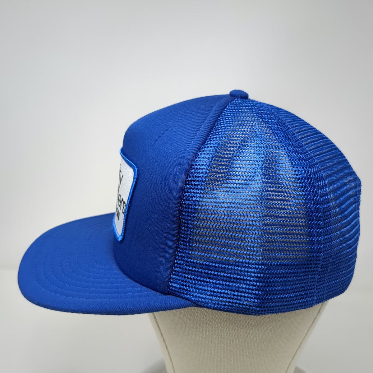 Designer Award Trucker Hat Blue One Size Dairy Farmers Oregon Patch Foam Mesh