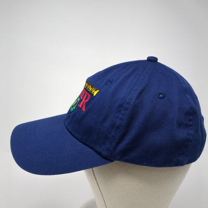 World's All Time Greatest Father Slideback Hat Blue OS Adjustable Embroidered
