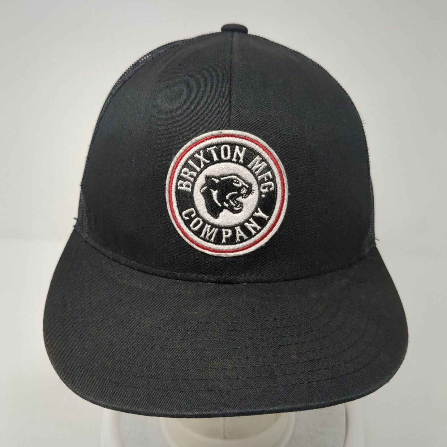 Brixton Mfg. Company Trucker Hat Black One Size Adjustable Mesh Back 6 Panel