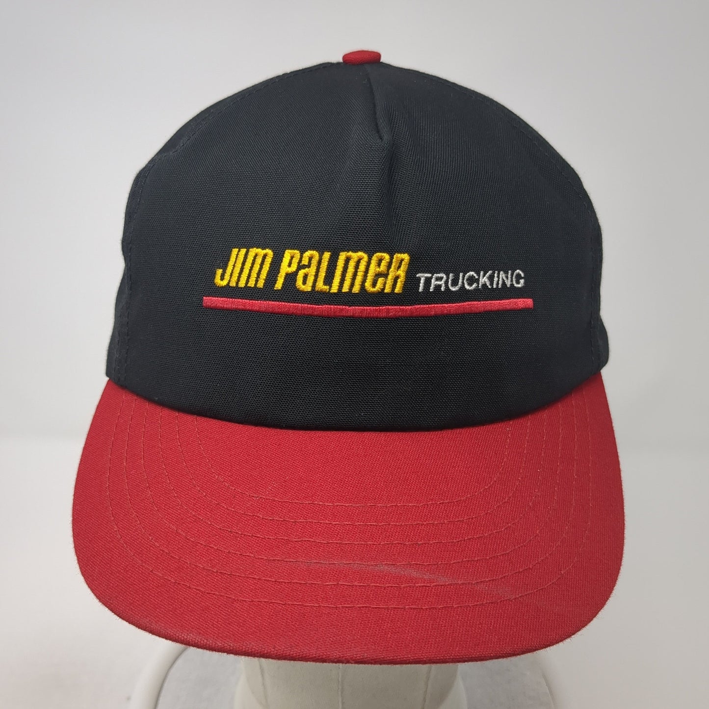 Jim Palmer Trucking Snapback Hat Multi One Size Embroidered Colorblock