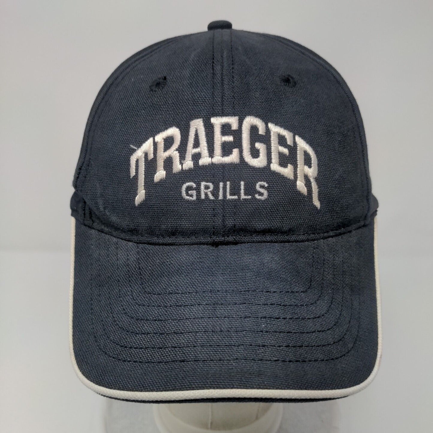 Traeger Grills Strapback Hat Blue OSFM Adjustable Embroidered 6 Panel
