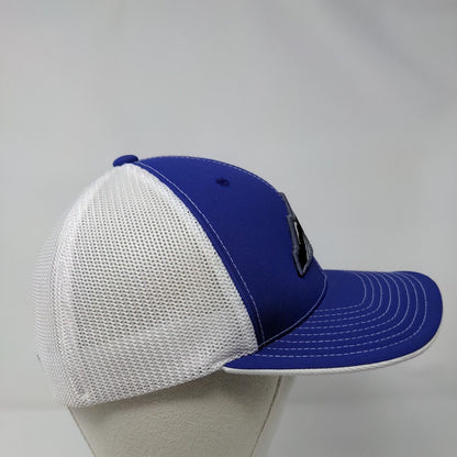 Idaho Rockies Fitted Mesh Back Trucker Hat Blue S/M Pacific Headwear