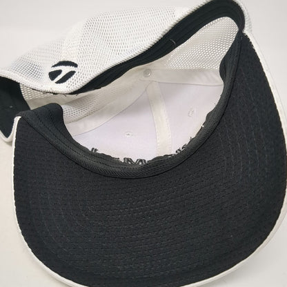 TaylorMade Baseball Cap White M Stealth TP5 A-Flex Golf Hat Mesh Performance