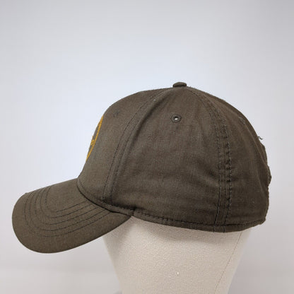 McCall Idaho 1917 Strapback Hat Brown One Size Adjustable Embroidered ACE USA