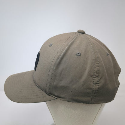 TravisMathew Snapback Hat Brown One Size Flexfit 110 Embossed Logo Golf Sport
