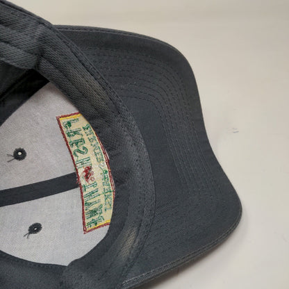 Port Authority Men's Strapback Hat Gray Embroidered Fresh Thyme Farmer's Market