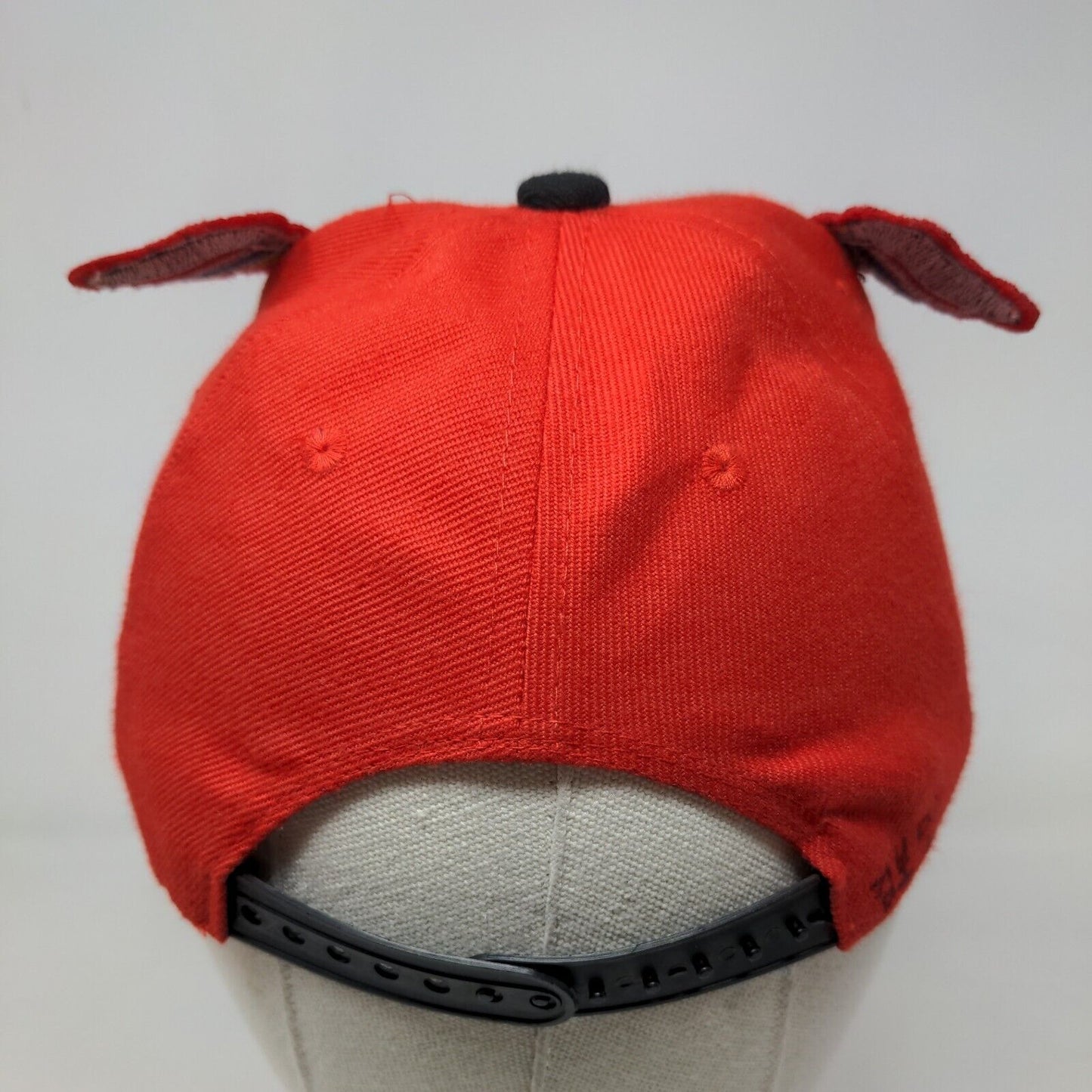 Unbranded Boy's Snapback Hat Red Adjustable Embroidered SMBI Logo Wings