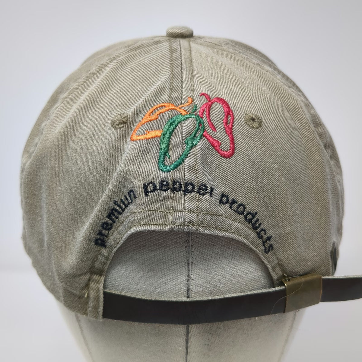 HeadShot Baseball Cap Brown One Size Mick's Peppourri Premium Pepper Products
