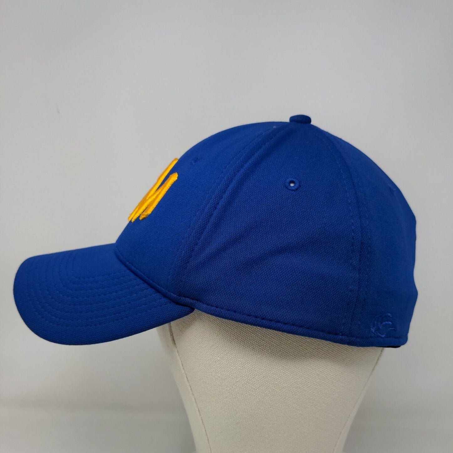 OC Sports Men's Fitted Hat Blue Size L/XL Embroidered Cowboy SM Logo