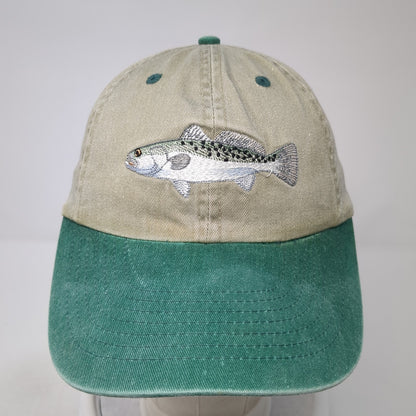 Fish Strapback Hat Multi One Size Embroidered Colorblock Outdoor 6 Panel