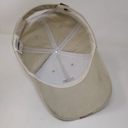 Clover Ireland Slideback Hat Tan OSFA Adjustable Embroidered Premier