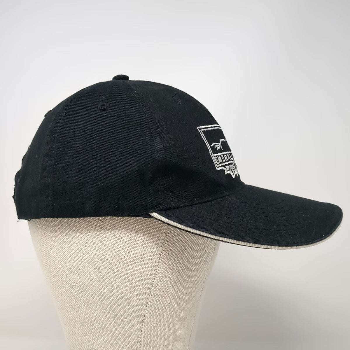 Associated Premium Emerald Downs Sound Transit Black One Size Baseball Cap Hat