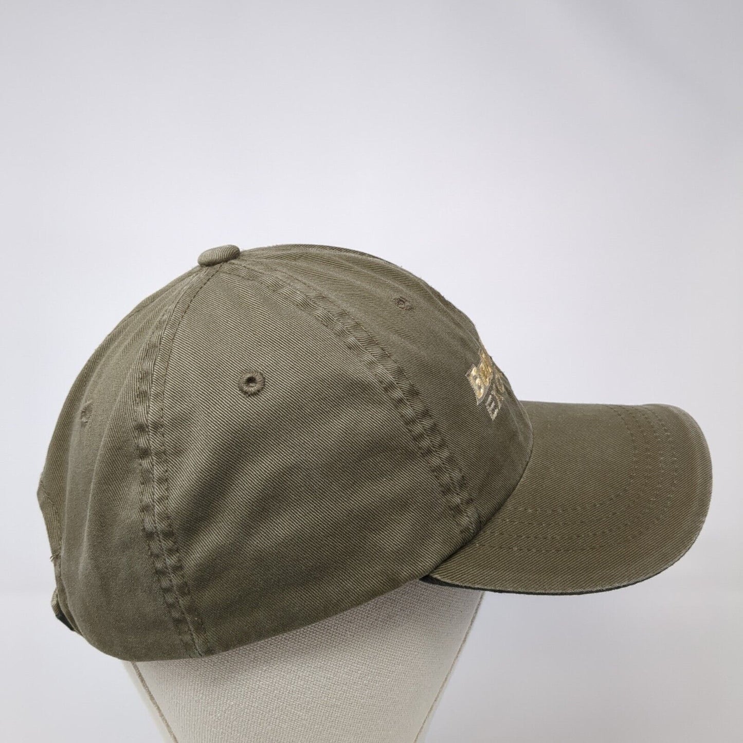 Bob Durham Excavating Strapback Hat Brown One Size Port Authority
