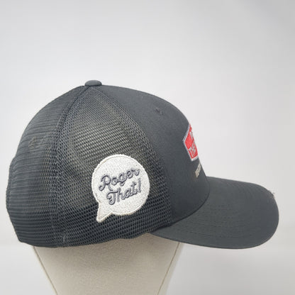 Roger The Plumber Snapback Trucker Hat Gray One Size Mesh Back Flexfit