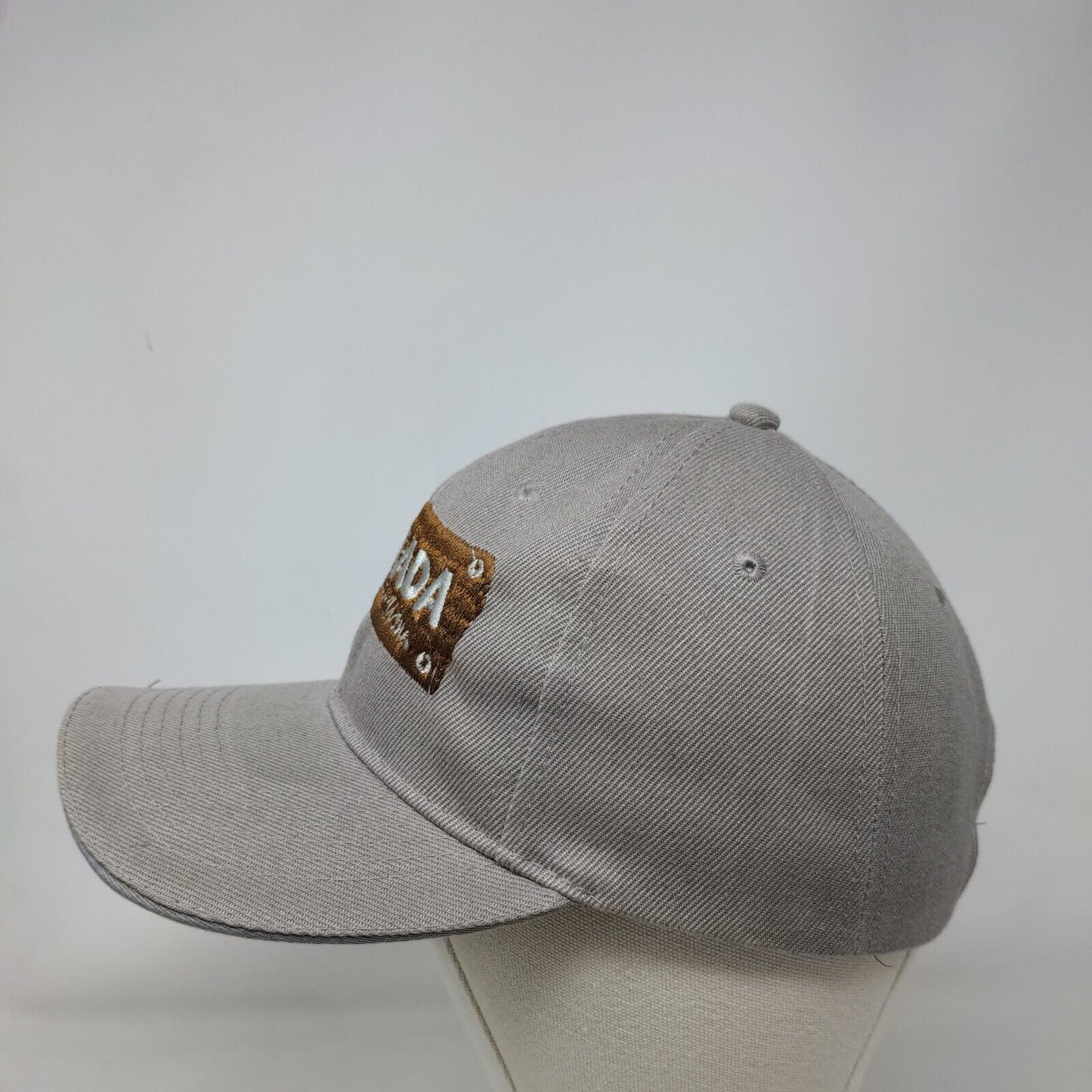 Ramada Bar Pizza Wine Slideback Hat Gray One Size Embroidered 6 Panel