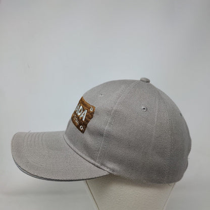 Ramada Bar Pizza Wine Slideback Hat Gray One Size Embroidered 6 Panel