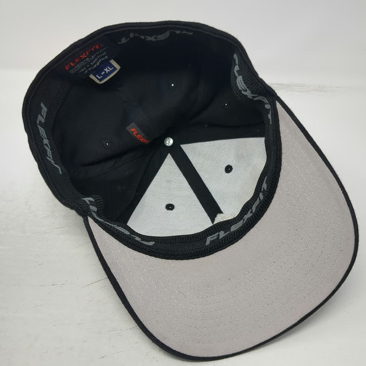 Flexfit Baseball Cap Black XL Fitted Ethereum Crypto Logo Embroidered Hat