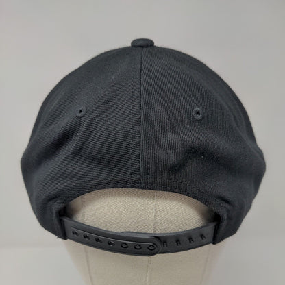 Race Winning Brands Snapback Hat Black OSFA Adjustable Embroidered Sport-Tek