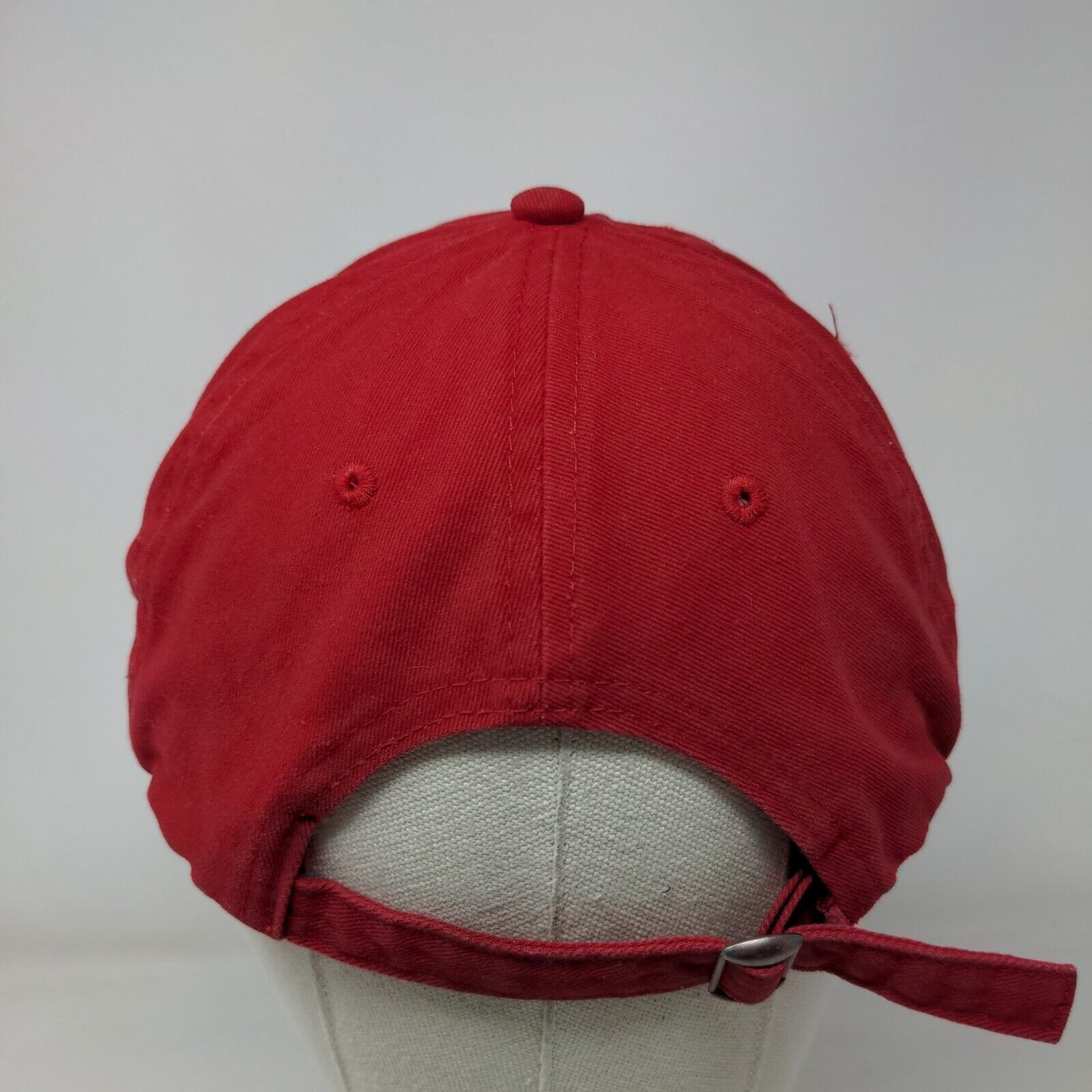 Rick And Morty Adult Swim Slideback Hat Red One Size Adjustable Embroidered