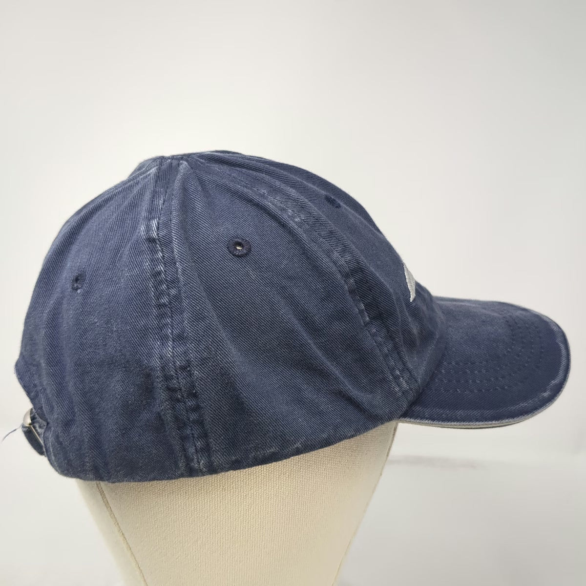 AOPA Baseball Cap Blue One Size Embroidered Logo Fly Brim Slideback Cotton hat