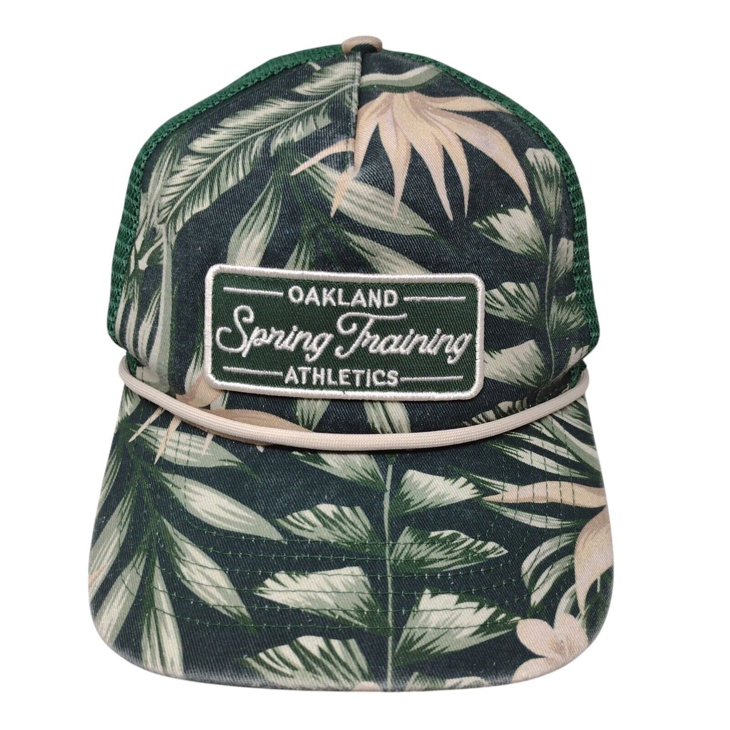 Oakland Spring Training Athletics Rope Trucker Hat Multi OSFA Mesh Back '47