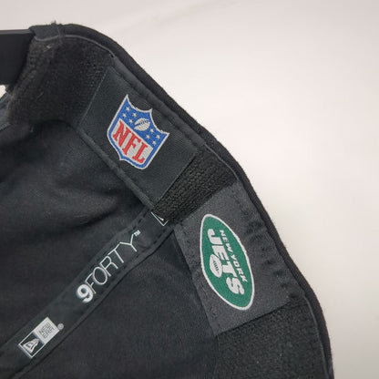 New Era Snapback Black One Size NFL Jets Hat 9FORTY Embroidered Football Shield