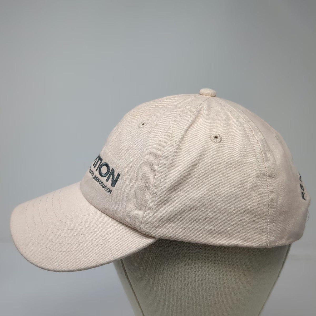 P.E Nation Baseball Cap Beige One Size Embroidered Logo Strapback Worldwide Hat