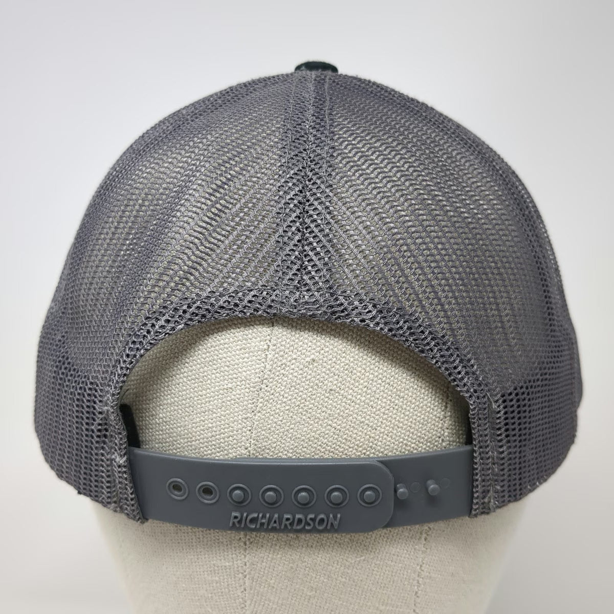 Richardson Trucker Hat Black One Size Jackson Energy Mesh Back Snapback Gray
