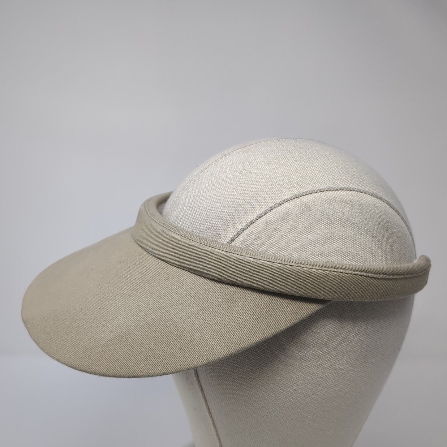 Unbranded Sun Visor Hat Brown One Size Adjustable Clip-On Lightweight Blank