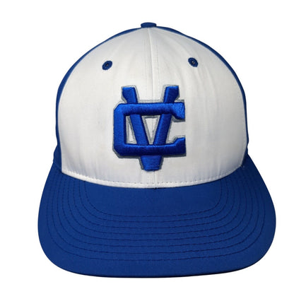 Richardson Fitted Hat Blue S-M Embroidered Letters Cross Colorblock