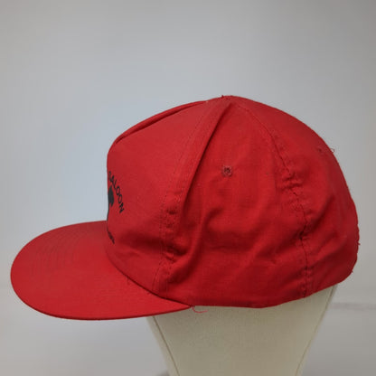 Headwear II Trucker Red Hat One Size Snapback Juneau Alaska Red Dog Saloon