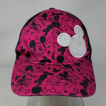 Mickey Mouse Youth Strapback Hat Multicolor One Size Embroidered Disney Parks