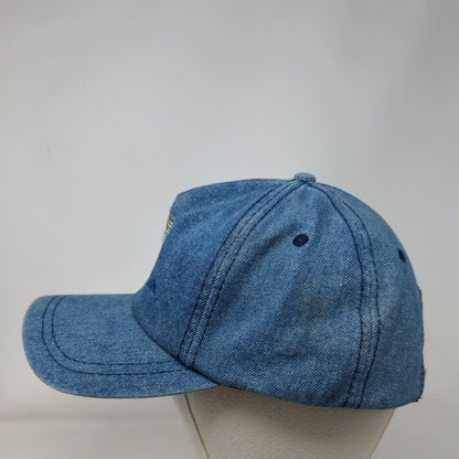 EJGC Edmonton Japanese Golf Club Blue One Size Adjustable Embroidered Denim