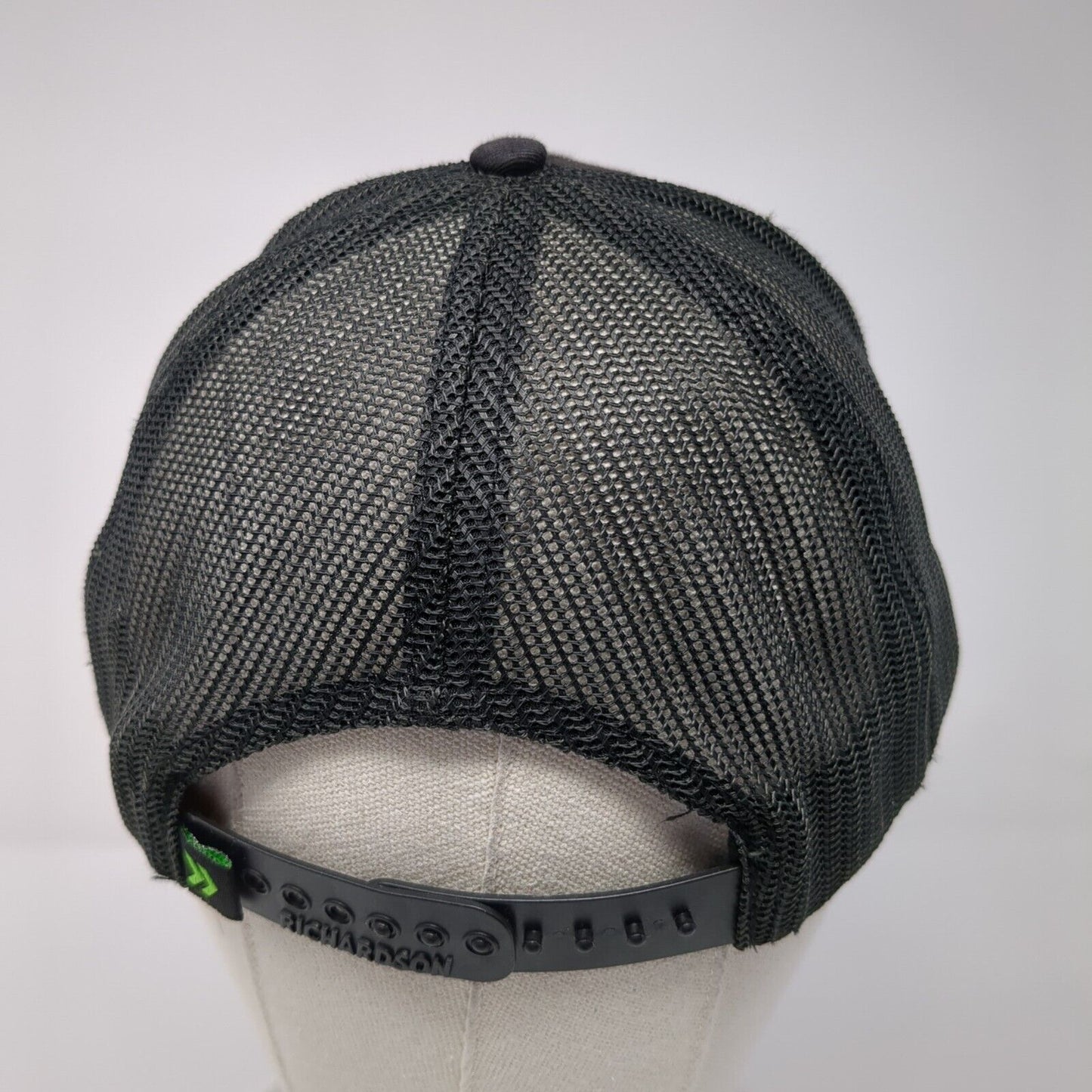 NexTitle Logo Snapback Mesh Back Trucker Hat Black One Size 6 Panel