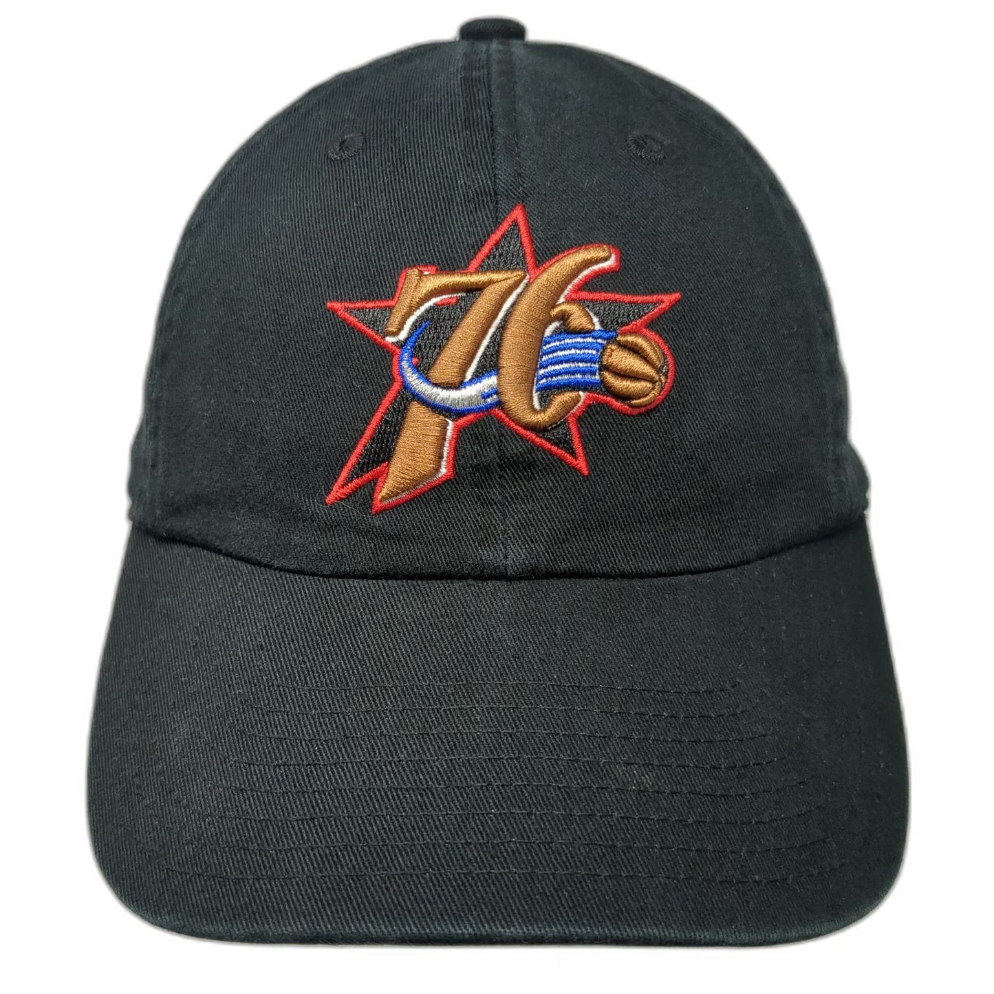 Mitchell & Ness Philadelphia 76ers NBA Black One Size Cap Hat Hardwood Classics