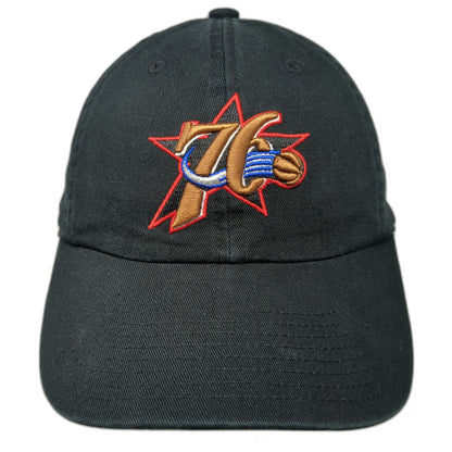 Mitchell & Ness Philadelphia 76ers NBA Black One Size Cap Hat Hardwood Classics