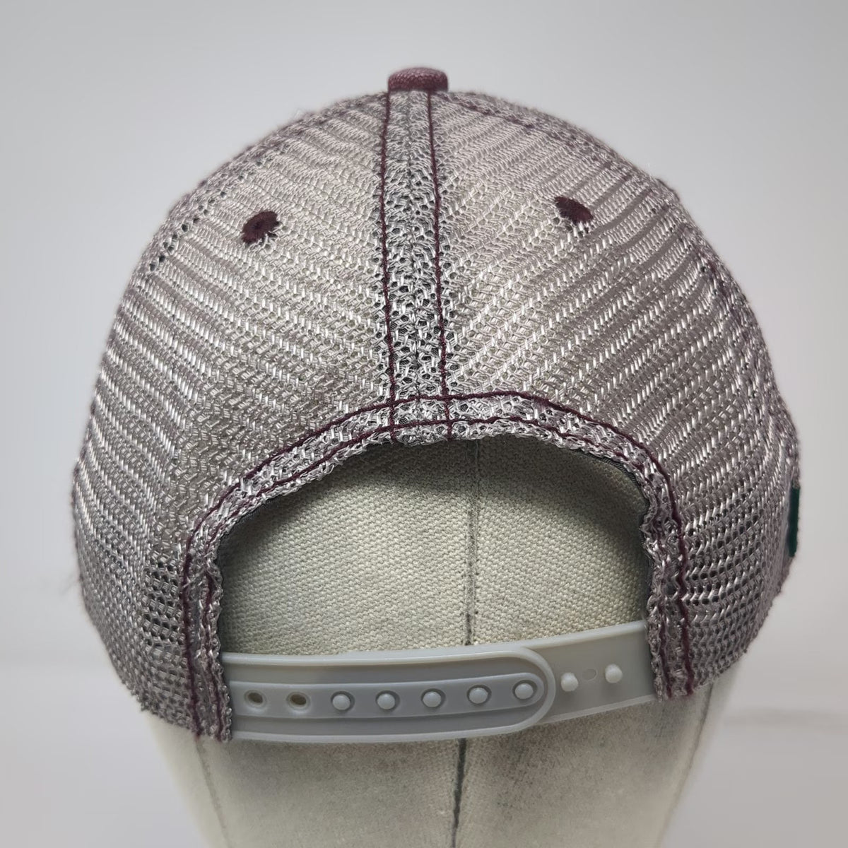 Legacy Trucker Hat Red One Size Shore Lodge McCall Idaho Mesh Back Snapback Cap