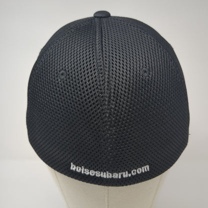Larry H Miller Subaru Boise Baseball Cap Black Medium Mesh Back Flexfit Yupoong