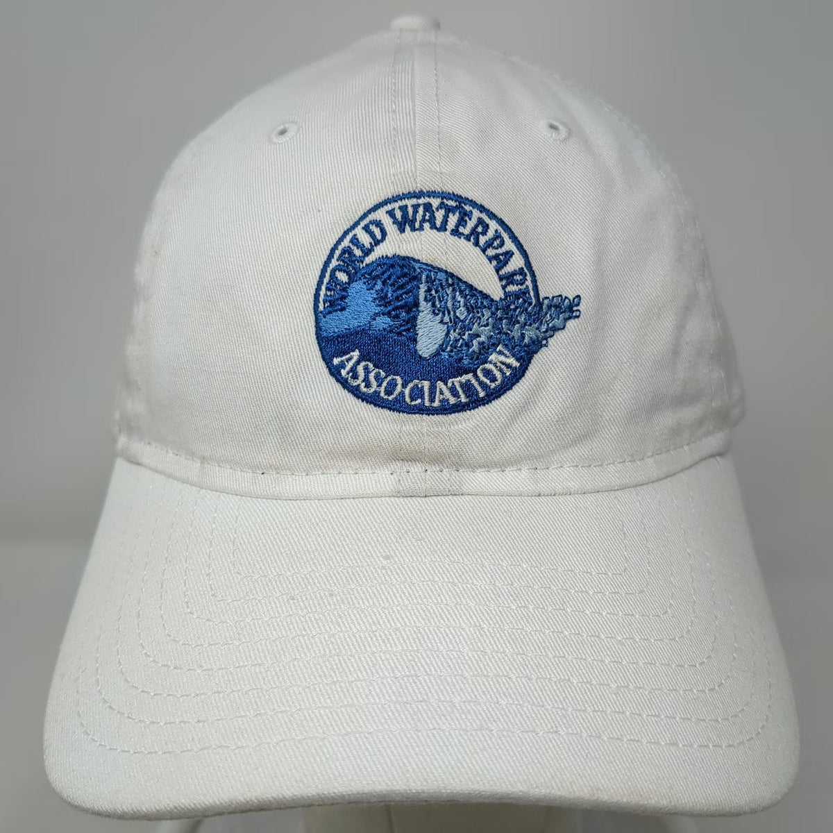 New Era World Waterpark Association Adjustable Baseball Cap White One Size Hat